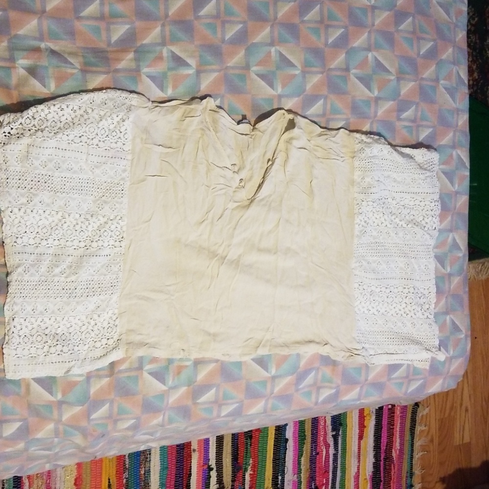 White lace tshirt